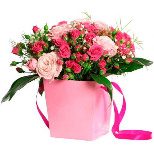 Цветы в коробке «Ренессанс»